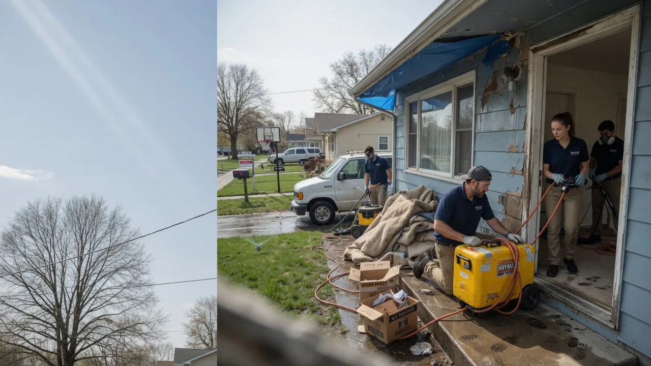 Basement Flood Cleanup in Mercer, ND near me